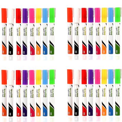 Picture of Alpine Color Markers, Multicolor, 8 Markers Per Pack, Set Of 4 Packs