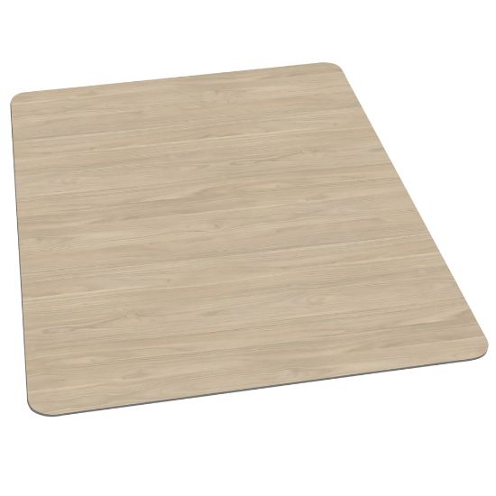 Picture of ES Robbins TrendSetter Vinyl Chair Mat For Hard Floors, 36in x 48in, Driftwood