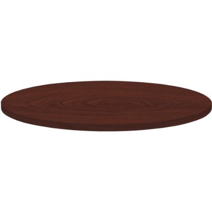 Picture of Lorell Hospitality Round Table Top, 36inW, Mahogany