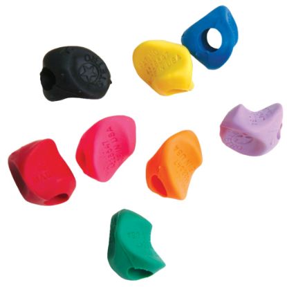 Picture of J.R. Moon Pencil Co. Stetro Pencil Grips, 1/2in x 1/2in, Multicolor, Pack Of 100