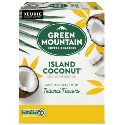 Picture of Green Mountain Coffee Single-Serve Coffee K-Cup, Island Coconut, Carton Of 24