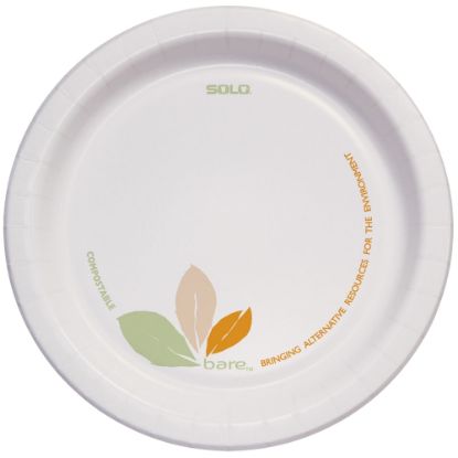 Picture of Solo Cup Bare Heavyweight Paper Plates Perfect Pak, 6in, Pack Of 500