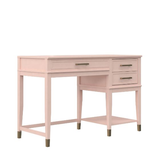 Picture of Ameriwood Home Westerleigh 46inW Lift-Top Computer Desk, Pink