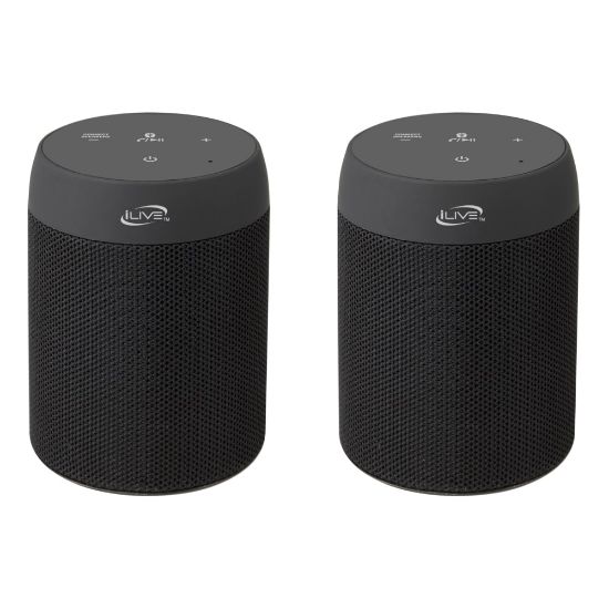 Picture of iLive Portable Dual ISB2139B Wireless Speakers, Black