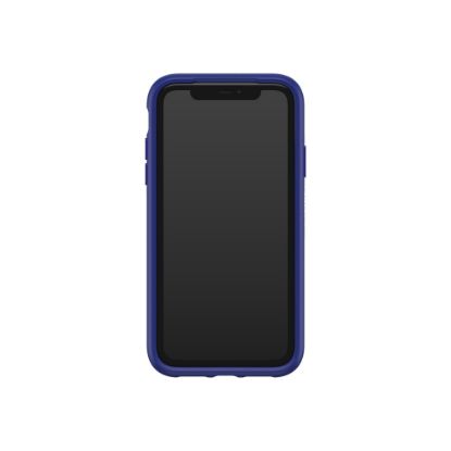 Picture of OtterBox Symmetry Series - Back cover for cell phone - polycarbonate, synthetic rubber - sapphire secret blue - for Apple iPhone 11