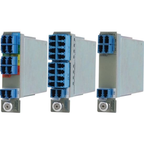 Picture of Omnitron Systems iConverter CWDM Single Band-Splitter - Upper Band (1470 to 1610) and Lower Band (1270 to 1450) Mux/Demux