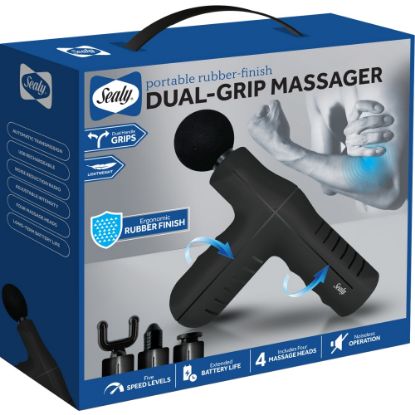 Picture of Sealy SL-HW-MA-101-AC Dual Grip Mini Massager, 7inH x 8inW x 2inD