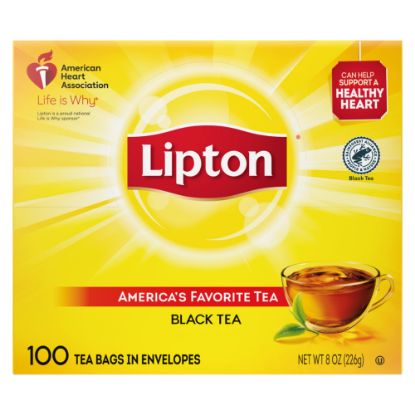 Picture of Lipton Tea Bags, Box Of 100