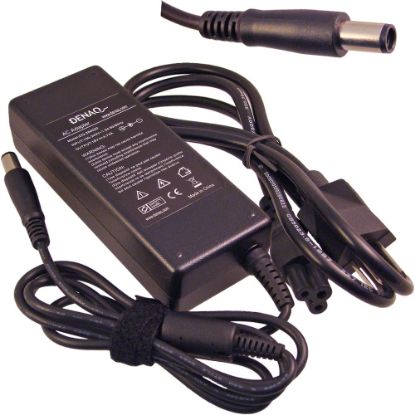 Picture of DENAQ 19-Volt Replacement AC Adapter For HP Laptops, Black, DQ-384020-7450