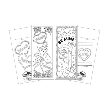 Picture of Barker Creek Bookmark Duets, Valentines Day, Pack Of 60