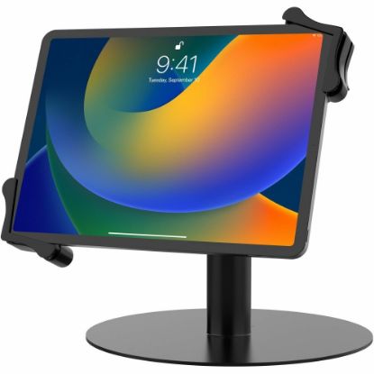 Picture of CTA Digital Universal Grip Kiosk Stand for Tablets - Up to 13in Screen Support - Metal, Rubber - Black