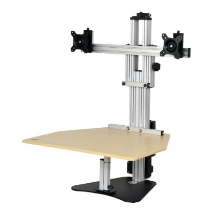 Picture of Ergo Desktop Electric Kangaroo Elite Stand, 27 1/2inH x 28inW x 28inD, Putty, Standard Delivery