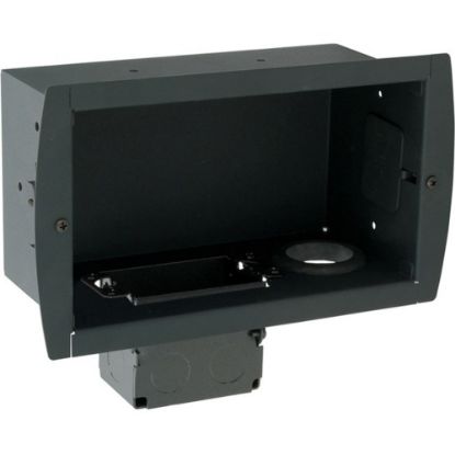 Picture of Premier Mounts GB-INWAVPB In-wall A/V and Power GearBox - 1-gang - Black - Metal