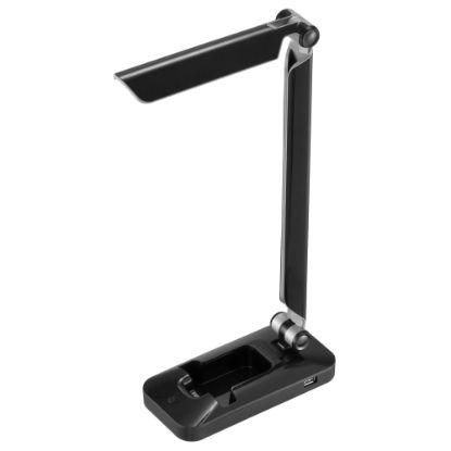 Picture of BLACK+DECKER PureOptics Verve Folding LED Desk Lamp, Adjustable, 16inH, Black