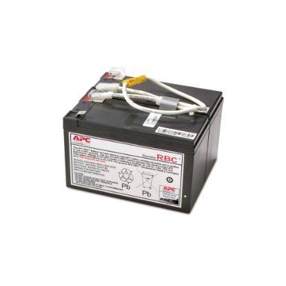 Picture of APC Replacement Battery Cartridge #5 - UPS battery - lead acid - black - for P/N: BR1200BI-BR, BX900R, SU450, SU450I, SU450NET, SU700, SU700BX120, SU700I, SU700IBX120