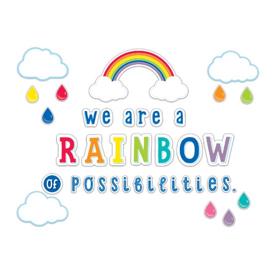 Picture of Schoolgirl Style Hello Sunshine We Are A Rainbow Of Possibilities Bulletin Board Set