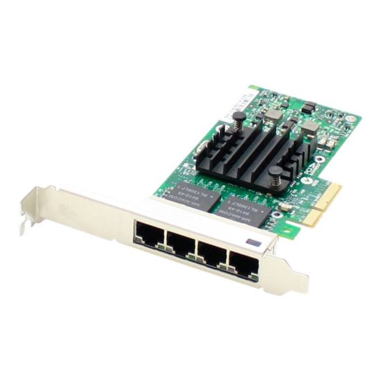 Picture of AddOn Intel I350T4 Comparable Quad RJ-45 Port PCIe NIC - Network adapter - PCIe x4 - 1000Base-T x 4