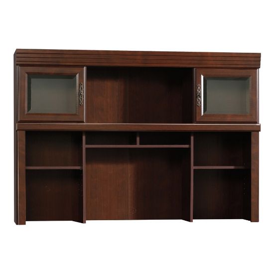 Picture of Sauder Heritage Hill 59inW Credenza Hutch, Classic Cherry