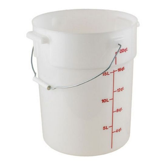 Picture of Cambro Bucket With Handle, 22 Qt, White