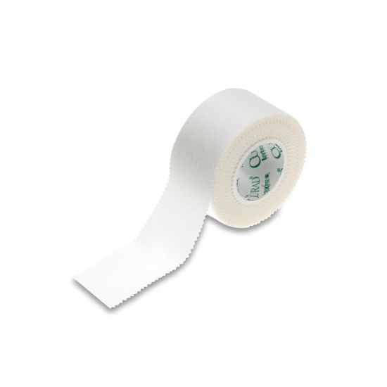 Picture of CURAD Cloth Silk Adhesive Tape, 1in x 10 Yd., White, Pack Of 120