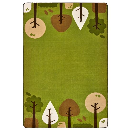 Picture of Carpets for Kids KIDSoft Tranquil Trees Decorative Rug, 8ft x 12ft, Green