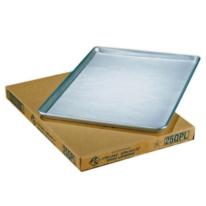 Picture of Prime Source Quilon Bakery Pan Liners, 16-3/8in x 24-3/8in, White, Pack Of 1,000 Liners