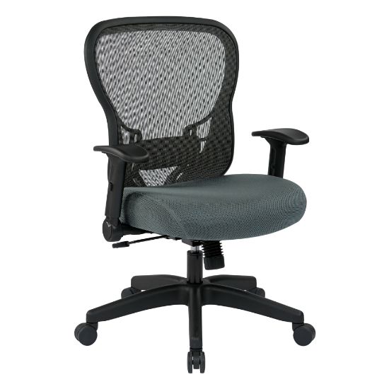 Picture of Office Star Deluxe R2 Ergonomic SpaceGrid Mid-Back Managers Chair, Gray