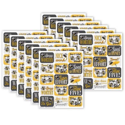 Picture of Eureka Success Stickers, The Hive, 120 Stickers Per Pack, Set Of 12 Packs