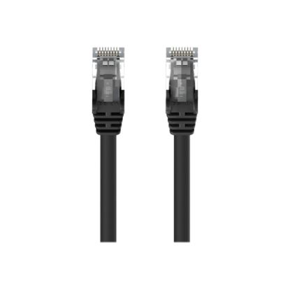 Picture of Belkin 5ft CAT6 Ethernet Patch Cable Snagless, RJ45, M/M, Black - Patch cable - RJ-45 (M) to RJ-45 (M) - 5 ft - UTP - CAT 6 - molded, snagless - black - for Omniview SMB 1x16, SMB 1x8; OmniView SMB CAT5 KVM Switch