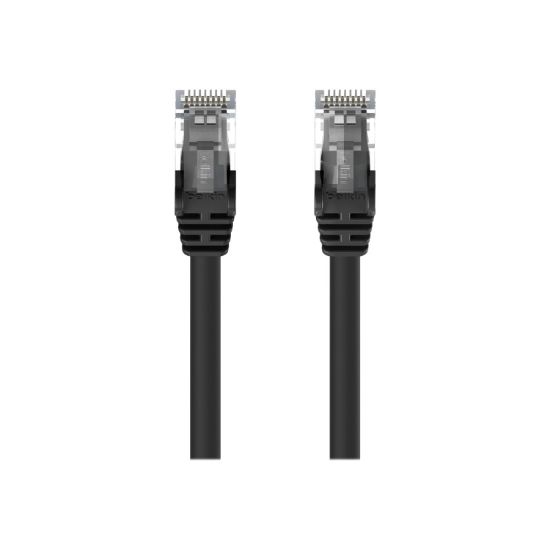 Picture of Belkin 5ft CAT6 Ethernet Patch Cable Snagless, RJ45, M/M, Black - Patch cable - RJ-45 (M) to RJ-45 (M) - 5 ft - UTP - CAT 6 - molded, snagless - black - for Omniview SMB 1x16, SMB 1x8; OmniView SMB CAT5 KVM Switch