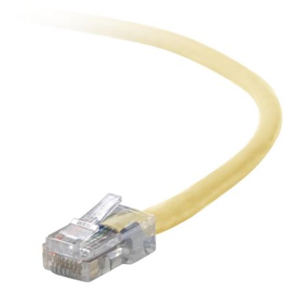 Picture of Belkin Cat5e Patch Cable - RJ-45 Male - RJ-45 Male - 12ft - Yellow