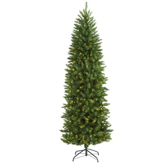 Picture of Nearly Natural Slim Green Mountain Pine Artificial Christmas Tree, 6-1/2'