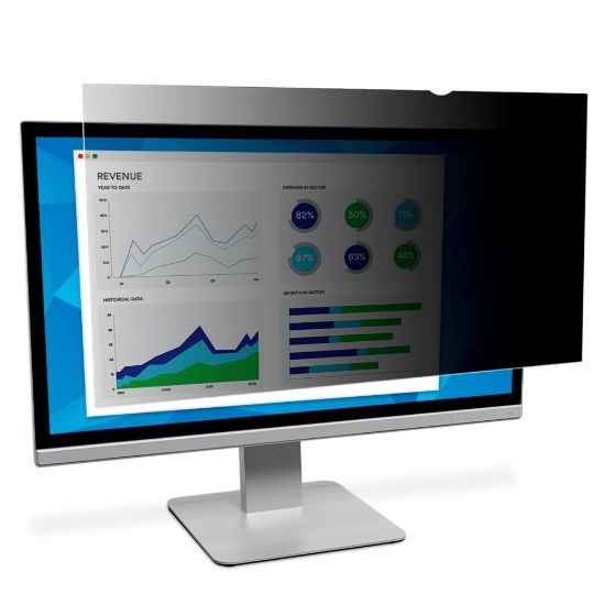 Picture of 3M Privacy Filter Screen for Monitors, 20.1in Widescreen (16:10), Reduces Blue Light, PF201W1B