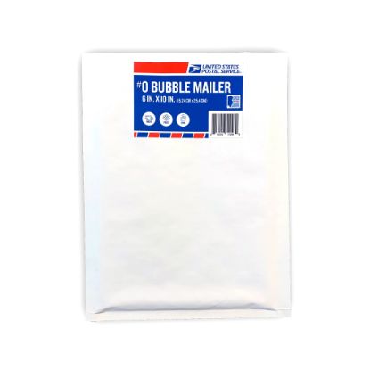 Picture of USPS Bubble Mailer, Size #0, White