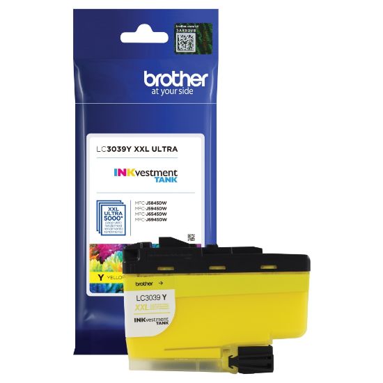 Picture of Brother LC3039 Yellow Ultra-High-Yield Ink Cartridge, LC3039Y