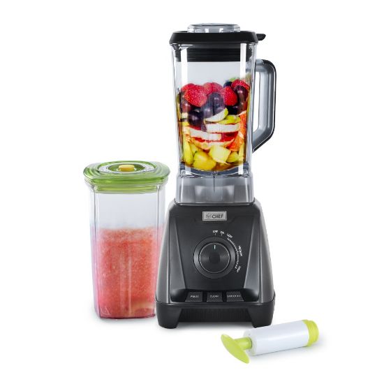 Picture of Commercial Chef 1200W 3-Speed High Power Blender, 50.7 Oz, Black