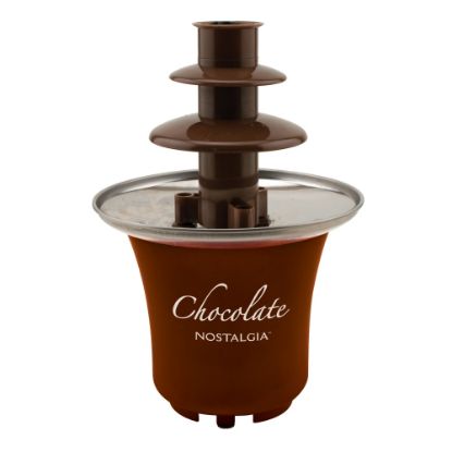 Picture of Nostalgia Electrics CFF3BR 3-Tier Chocolate Fondue Fountain, Brown