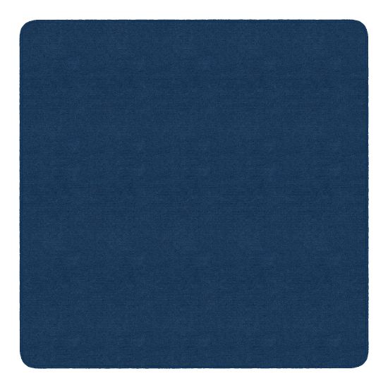 Picture of Flagship Carpets Americolors Area Rug, Square, 6ft x 6ft, Royal Blue