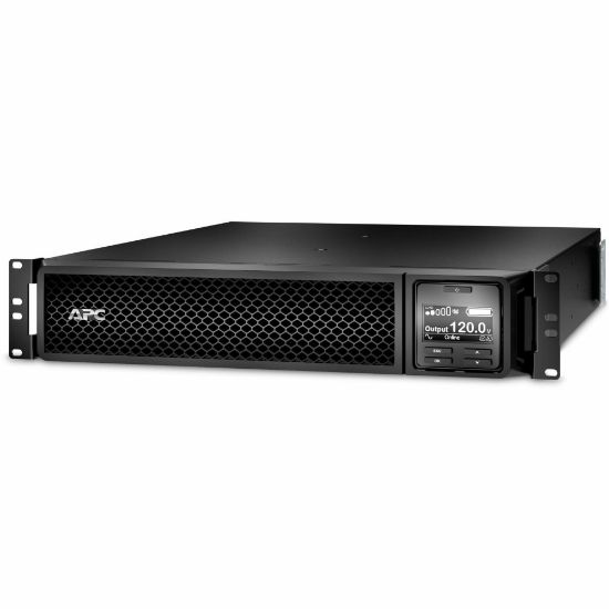 Picture of APC by Schneider Electric Smart-UPS SRT 1000VA RM 120V Network Card - 2U Rack-mountable - 3 Hour Recharge - 10 Minute Stand-by - 120 V Input - 120 V AC Output - Sine Wave - 6 x NEMA 5-15R - 6 x Battery/Surge Outlet