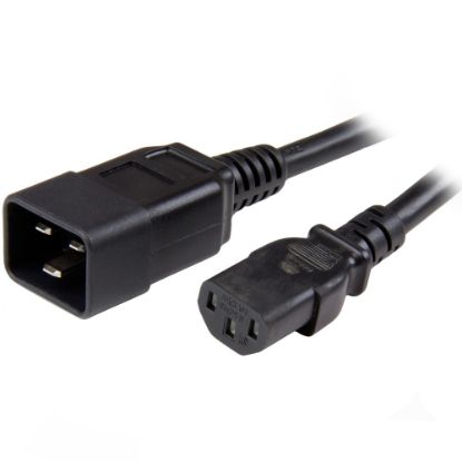 Picture of StarTech.com 6 ft Heavy Duty 14 AWG Computer Power Cord - C13 to C20