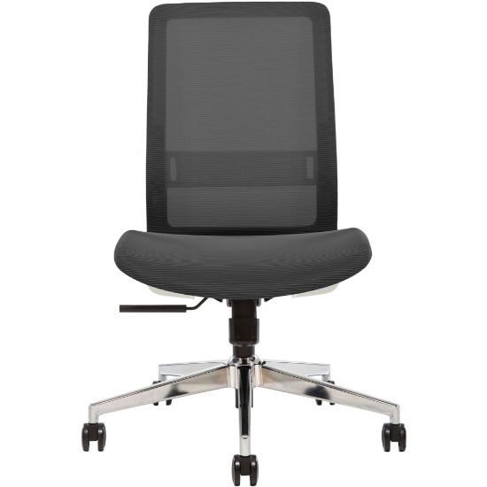 Picture of Sinfonia Sing Ergonomic Mesh Mid-Back Task Chair, Armless, White