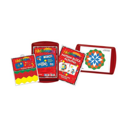 Picture of Barker Creek Magnets, Learning Magnets, Pattern Block Activity Kit, Grades Pre-K+, Pack Of 110