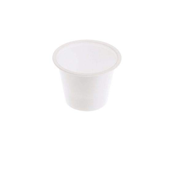 Picture of Medline Plastic Souffle Cup, 0.75 Oz, White, 250 Cups Per Pack, Case Of 20 Packs