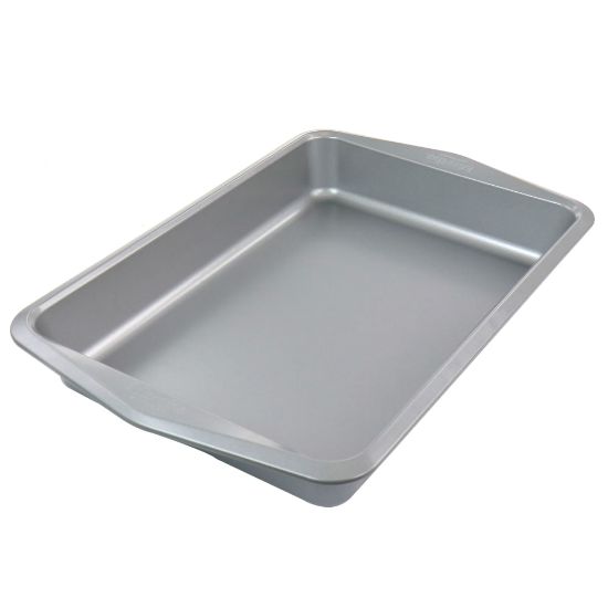 Picture of Martha Stewart Non-Stick Carbon Steel Oblong Pan, 13in, Gray