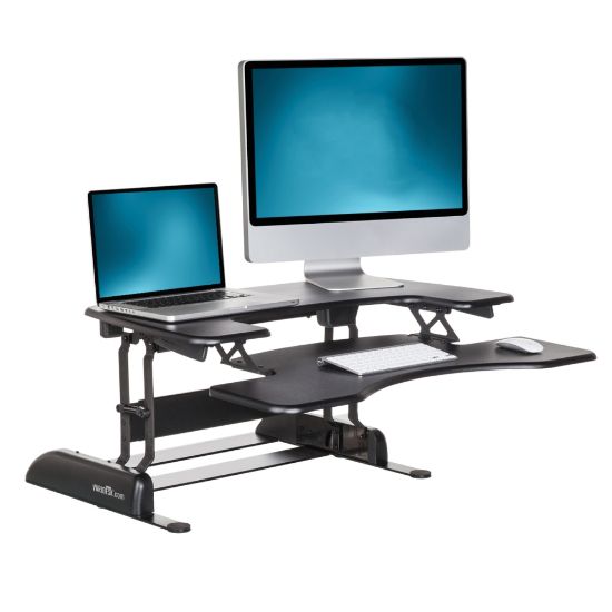 Picture of VariDesk ProPlus Manual Standing Desk Riser, 36inW x 41-3/4 "D, Black