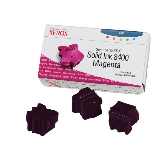 Picture of Xerox 8400 Magenta Solid Ink, Pack Of 3, 108R00606