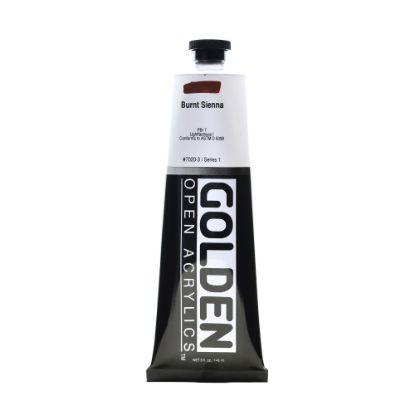 Picture of Golden OPEN Acrylic Paint, 5 Oz Tube, Burnt Sienna