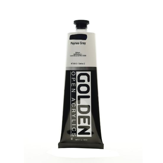 Picture of Golden OPEN Acrylic Paint, 5 Oz Tube, Paynes Gray