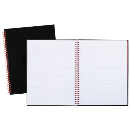 Picture of Black n Red Business Notebook, 8 1/2in x 11in, 1 Subject, Legal Ruled, 70 Sheets, Black/Red