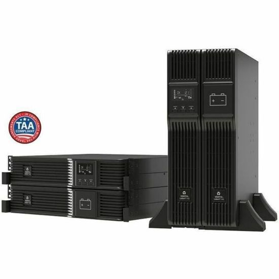 Picture of Vertiv Liebert PSI5 UPS - 2880VA 2700W 120V TAA Line Interactive AVR Tower/Rack - 0.9 Power Factor| Rotatable LCD Monitor | Pure Sine Wave Output on Battery | 1 Group of Programmable Outlet | 4 Hour Recharge - 2 Minute Stand-by